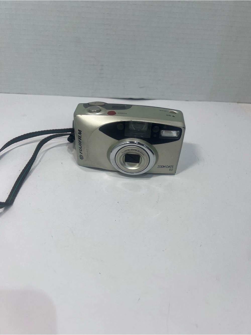 Fujifilm Silver 35mm Film Camera with Wrist Strap